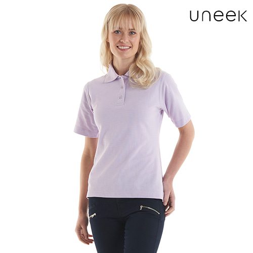 Uneek Classic Polo Shirt, Purple  Purple polo shirts, Polo shirt