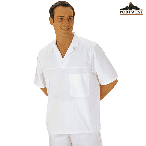 Short Sleeve Chef Baker Shirt 2209( Portwest ) WorkStuff UK Limited