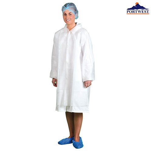 Workwear - PPE - Disposable Visitors Coat PP