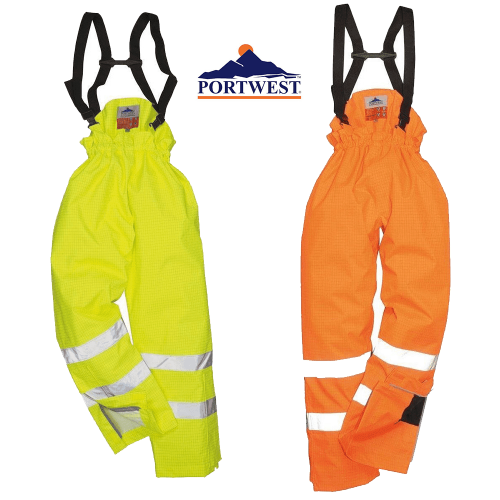 Hi vis - Bizflame Rain Flame Retardant Trousers