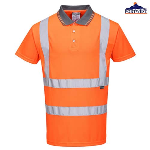 Workwear - Hi-Vis Short Sleeve Polo Shirt