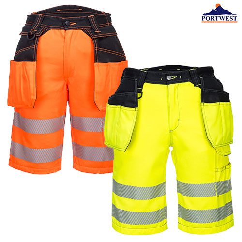 Workwear - hi visibility - Holster Hi Vis Shorts - PPE