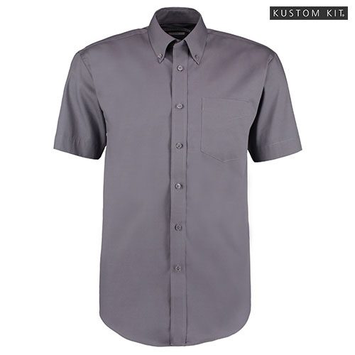 Kustom Kit Tailored Fit Premium Oxford Kk188 Camicia Business, Bianca, 44 Uomo