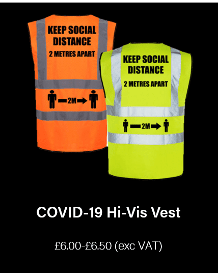social distancing hi-vis vest