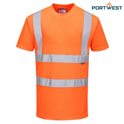 Hi visibility workwear - Portwest Orange Hi-Vis T-Shirt