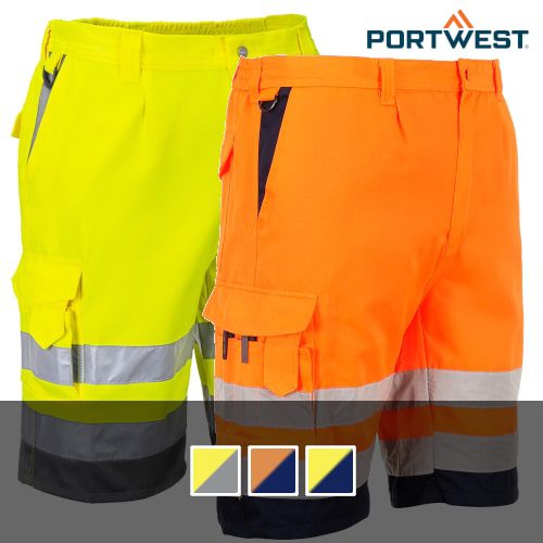 E043Y Portwest Workwear - Hi-Vis Short