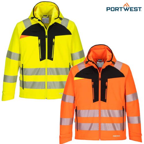 Portwest DX4 Hi Vis Softshell Jacket