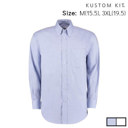 Kustom Kit Oxford Shirt Long-Sleeved