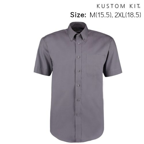 Kustom Kit Oxford Shirt Short-Sleeved