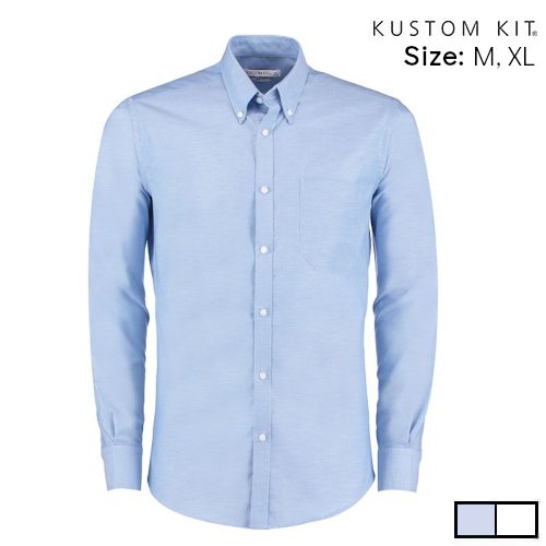 Slim fit Oxford Shirt ( Kustom Kit ) - WorkStuff UK Limited