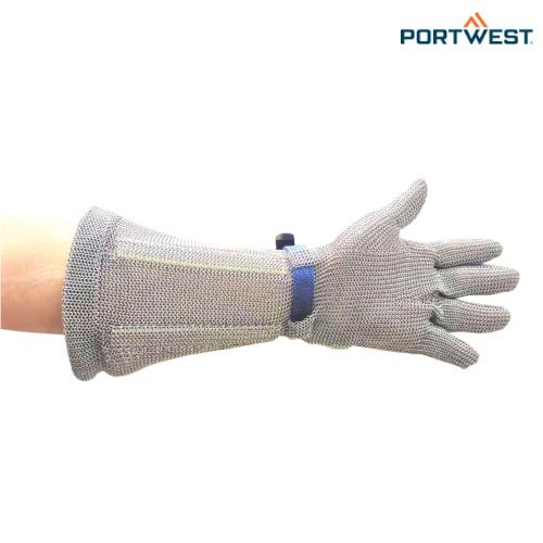 Work glove - Portwest AC10 Chainmail Gauntlet 45cm