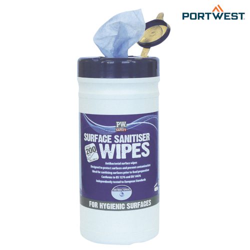 Portwest Surface Sanitiser Wipes