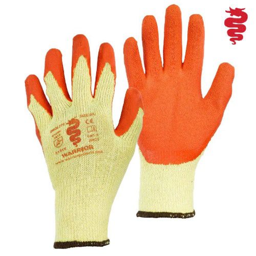 Warrior Yellow Orange Work Gloves DWGL270