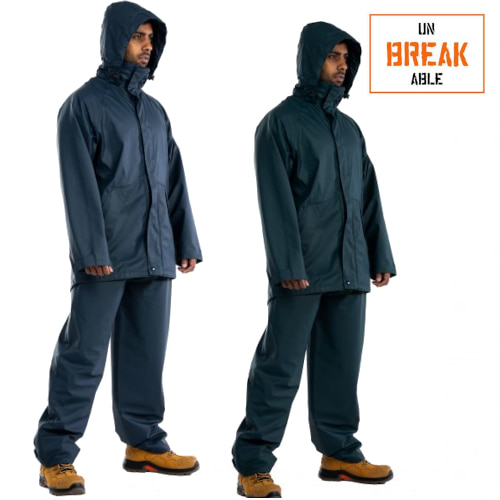 Unbreakable Workwear Waterproof Jacket - Rain+ Water Proof Trousers