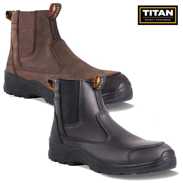 Metal-Free Work Shoes - Slip On Safety Boots