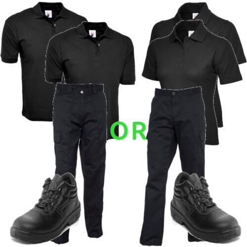 Polo Shirts - Cargo Trausers - Safety Boots