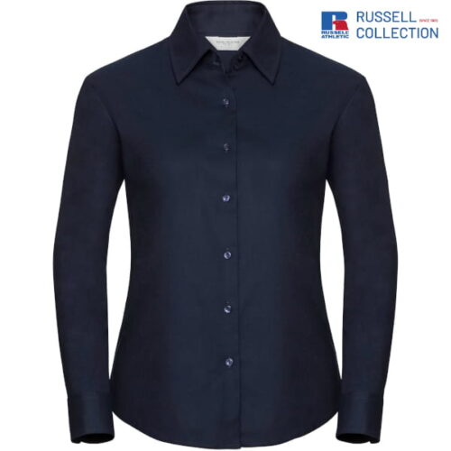 Women's Long Sleeve Oxford Shirt
