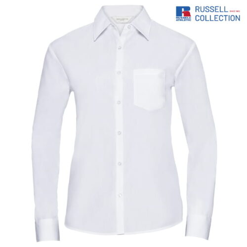 Women's Long Sleeve Oxford Shirt